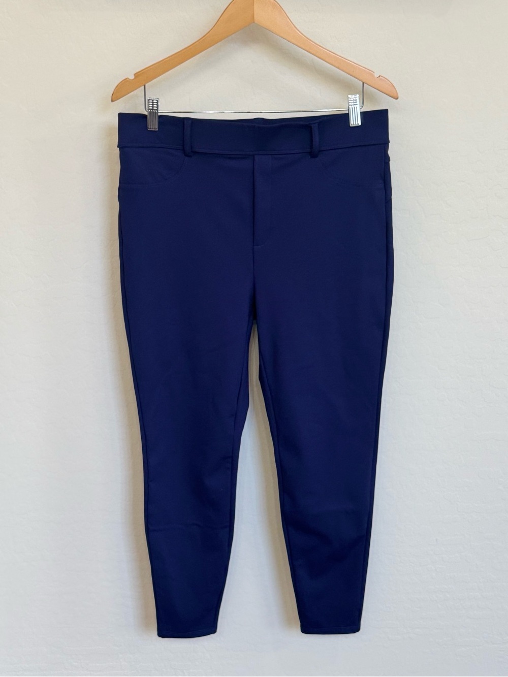 Halara Midnight Blue 4-Way Stretch Ankle Pants Trouser Size XL 7/8 NWT Travel